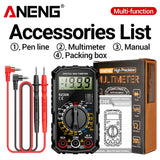 ANENG SZ308 Digital Multimeter AC/DC Current Meter Voltage Resistance Meter Electrician LCD Backlight Ohm Square Wave Test