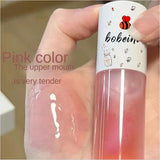 Peach Milk Lip Oil, Bee Lip Balm, Moisturizing Lip Balm, Soothing and Hydrating Lip Oil, Easily Repairs Dry, Cracked Lips