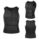 Vensslim Men Body Shaper Waist Trainer Vest Slimming Shirt Sauna Sweat Compression Undershirt Shapewear Fat Burner Workout Tops