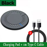 100W Fast Wireless Charger Pad For iPhone 15 14 13 12 X Pro Max 8 Samsung Galaxy S23 Xiaomi Wireless Charging Station Chargers