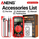 ANENG SZ308 Digital Multimeter AC/DC Current Meter Voltage Resistance Meter Electrician LCD Backlight Ohm Square Wave Test