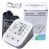 Portable Tonometer Digital Tensiometer Heart Rate Monitor Arm Blood Pressure Monitor BP Equipment Automatic Professional Medical