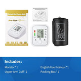 Portable Tonometer Digital Tensiometer Heart Rate Monitor Arm Blood Pressure Monitor BP Equipment Automatic Professional Medical