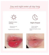 Peach Milk Lip Oil, Bee Lip Balm, Moisturizing Lip Balm, Soothing and Hydrating Lip Oil, Easily Repairs Dry, Cracked Lips