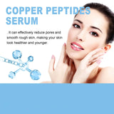 Copper Peptide Serum Anti Aging Fade Fine Lines Pore Shrinking Smoothing Firming Hydrating Hyaluronic Acid Moisturizing Essence