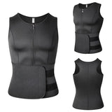 Vensslim Men Body Shaper Waist Trainer Vest Slimming Shirt Sauna Sweat Compression Undershirt Shapewear Fat Burner Workout Tops